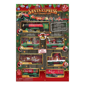 Santa Express Light-Up Festive Train Set
