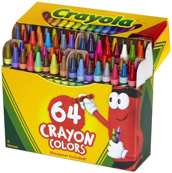 64 ct. Crayons - Non-Peggable - My Little Thieves
