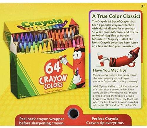 64 ct. Crayons - Non-Peggable - My Little Thieves