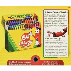 64 ct. Crayons - Non - Peggable - My Little Thieves