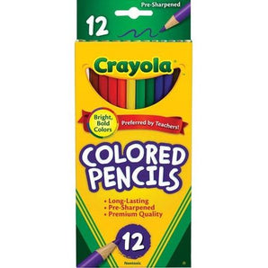 Crayola 12 CT. Long Colored Pencils - Vibrant & Durable