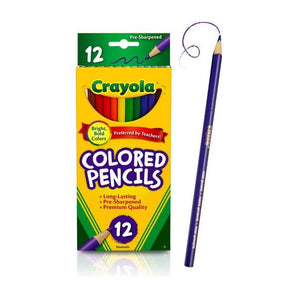 Crayola 12 CT. Long Colored Pencils - Vibrant & Durable