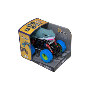 D-Power Pullback Stunt Cars and Trucks Collection – No Batteries Needed Fun Vehicles