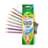 8 ct. Metallic Colored Pencils - My Little Thieves