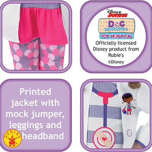 Official Doc McStuffins Kids' Costume – Authentic Child Dress-Up Outfit