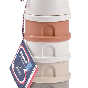 Beaba Formula Milk Container with 4 Stackable Compartments