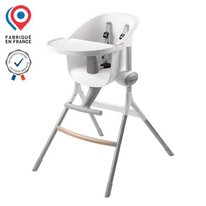 Beaba Highchair Up & Down Grey White