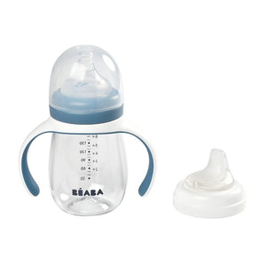 Beaba 2-in-1 Learning Cup Sage Green