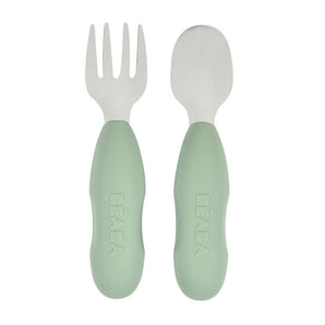 Beaba Set of 2 Stainless Steel Pre Cutlery