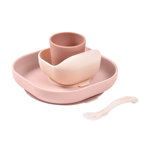 Beaba Silicone Meal Set 4 Pcs Baby Feeding Essentials