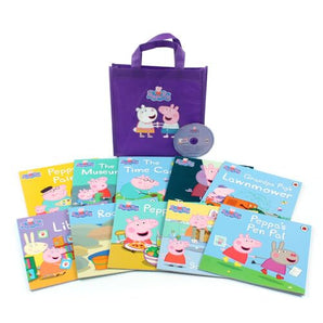Peppa Pig Purple Bag and Audio Set