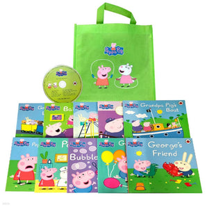 Peppa Pig Lime Bag and Audio Set