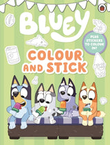 Bluey: Colour and Stick - cover