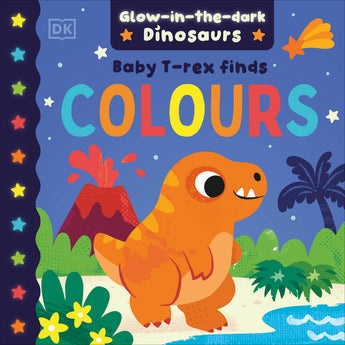 Baby T. Rex Finds Colours – official front cover