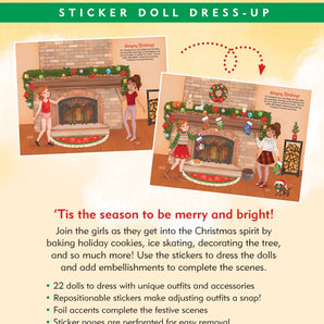 Peter Pauper Press – Christmas Sticker Doll Dress-Up Book – detail view 1