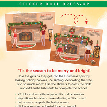 Peter Pauper Press – Christmas Sticker Doll Dress-Up Book – detail view 1