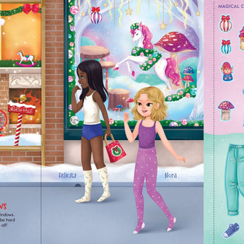 Peter Pauper Press – Christmas Sticker Doll Dress-Up Book – detail view 6