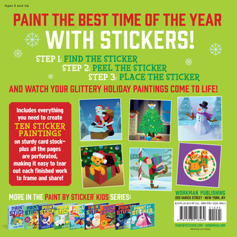 Workman Publishing – Paint by Sticker Kids: Holly Jolly Christmas – detail view 1