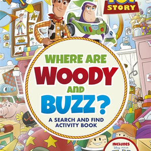 Disney Toy Story: Where Are Woody and Buzz? — official front cover, ISBN 9781835874226