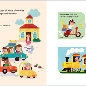 Vehicles (Lift the Flap) — official inside-page and lift-the-flap preview, ISBN 9789465245232