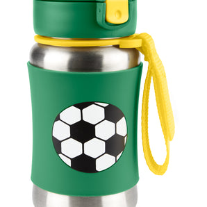 Skip Hop Kids Stainless Steel Straw Water Bottle | Zoo Character Design