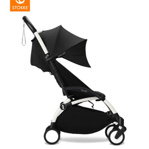 Stokke YOYO3 White Frame & 6+ Travel Stroller Bundle Award-Winning