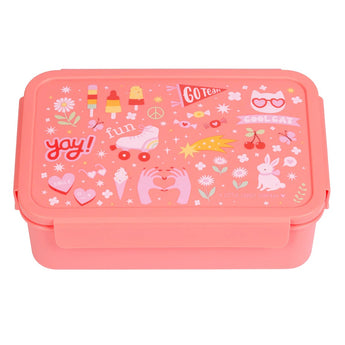 A Little Lovely Company Bento Lunch Box | Kids Multi Compartment Container
