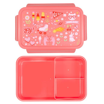 A Little Lovely Company Bento Lunch Box | Kids Multi Compartment Container