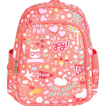 A Little Lovely Company Kids Backpack Insulated | School Bag With Snack Pocket
