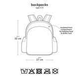 A Little Lovely Company Kids Backpack Insulated | School Bag With Snack Pocket