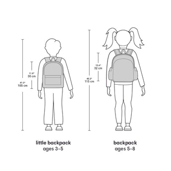 A Little Lovely Company Kids Backpack Insulated | School Bag With Snack Pocket