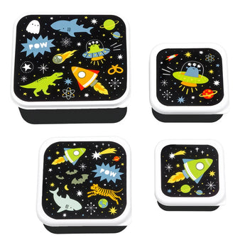 A Little Lovely Company Lunch And Snack Box Set | Kids Multi Piece Mealtime