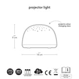 A Little Lovely Company Projector Light Rotating Lamp | Kids
