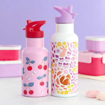 A Little Lovely Company Stainless Steel Water Bottle 350ml