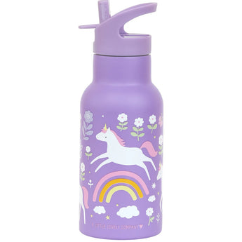 A Little Lovely Company Stainless Steel Water Bottle 350ml