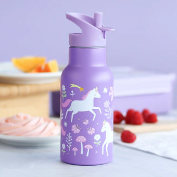 A Little Lovely Company Stainless Steel Water Bottle 350ml