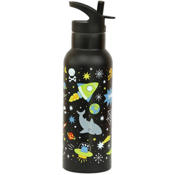 A Little Lovely Company Stainless Steel Water Bottle 500ml | Kids School Bottle