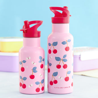 A Little Lovely Company Stainless Steel Water Bottle 500ml | Kids School Bottle