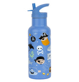 A Little Lovely Company Stainless Steel Water Bottle 500ml | Kids School Bottle