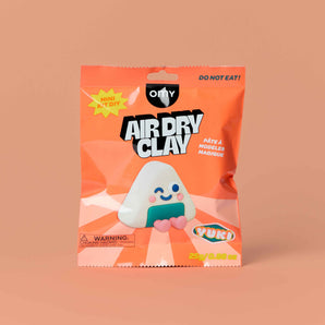 OMY Air Dry Clay Yuki - kawaii onigiri rice ball character modelling clay kit in orange packaging
