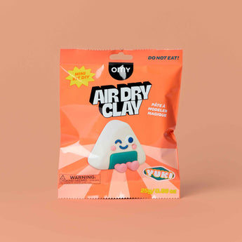 OMY Air Dry Clay Yuki - kawaii onigiri rice ball character modelling clay kit in orange packaging