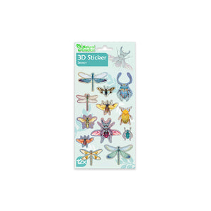 Avenir 3D Stickers - 10 Pack: Whimsical Craft Enhancements