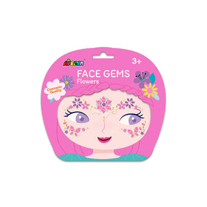 Avenir Face Gems - Flowers: Creative Fun for Kids