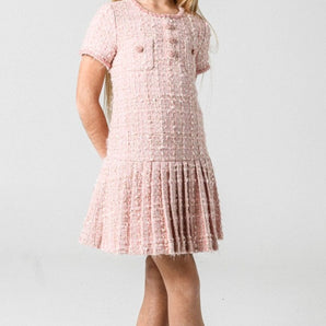 Prinsessefin Charlotta Dress - Tweed Nectar