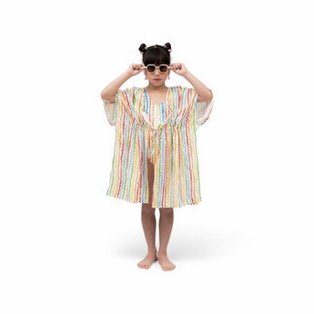 Abril Flores Mil Confetti Girl Swimwear Cover Up | Swimwear Girl - My Little Thieves