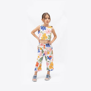 Abril Flores Mil Rela Maxi Flowers Set â€“ Top & Pants | Sets Girl