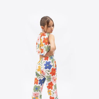 Abril Flores Mil Rela Maxi Flowers Set â€“ Top & Pants | Sets Girl