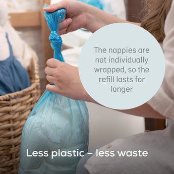 Angelcare 3 Pack Refill Octagonal Grey Blue | Active