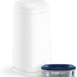 Angelcare Dress Up Nappy Pail Octagonal White | Diaper Disposal