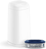 Angelcare Dress Up Nappy Pail Octagonal White | Diaper Disposal